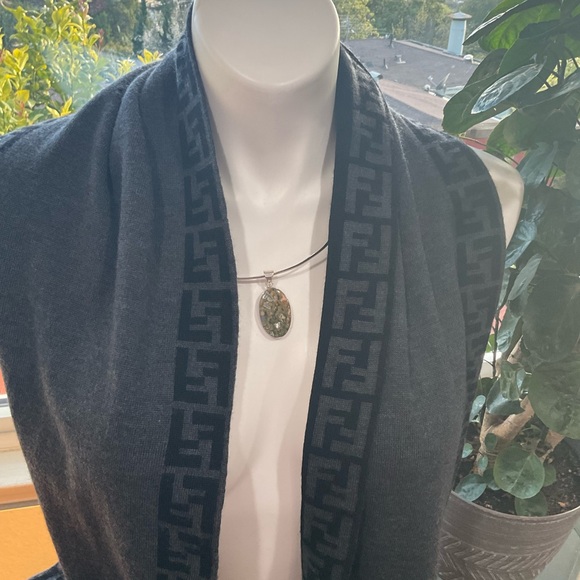 Rainforest Jasper in STERLING SILVER pendant